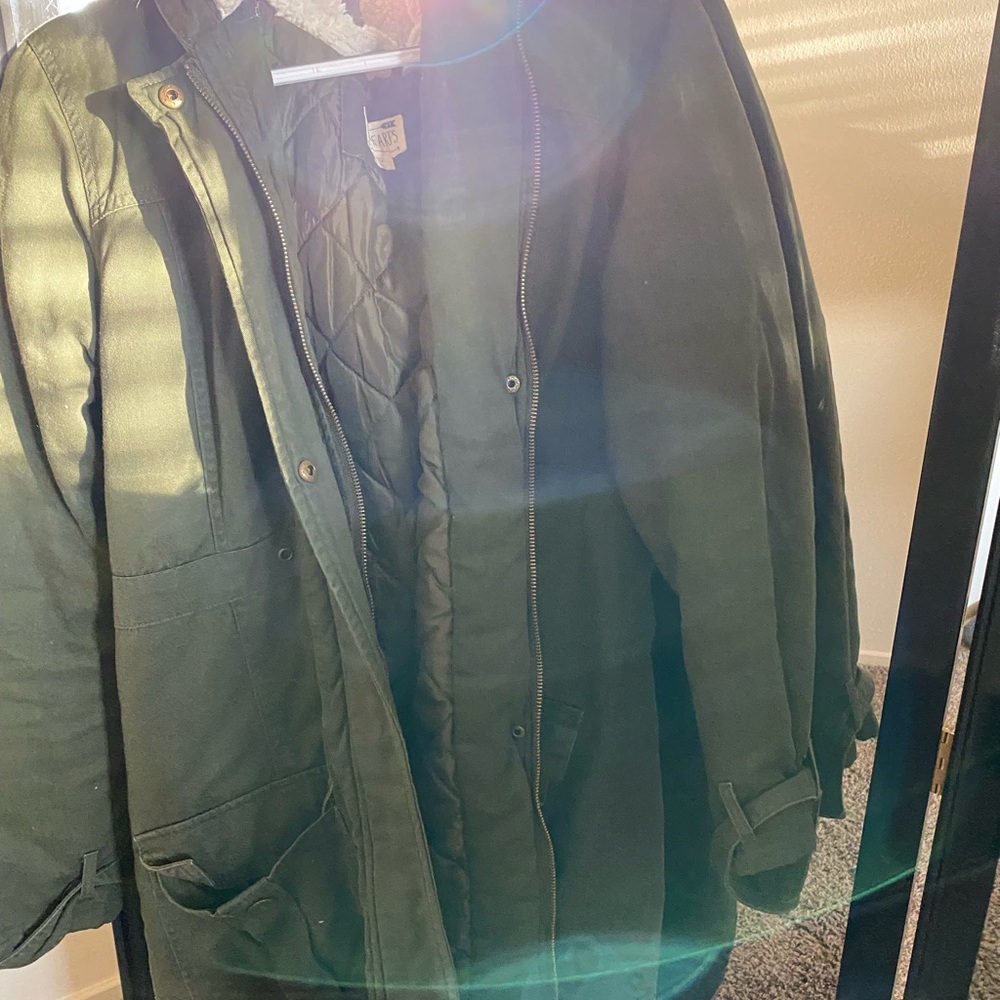 💚Fur hooded coat💚